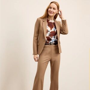 MM Lafleur The Yasmine Blazer - Wool Twill Saddle Women’s Size 0